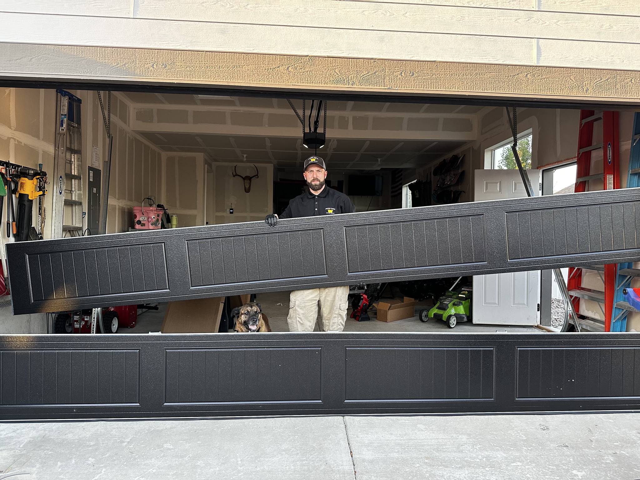 Installing a new garage door